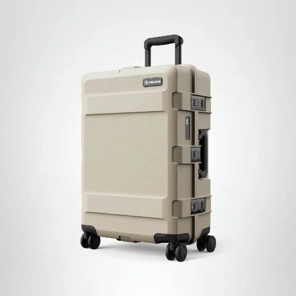 25 Inch Hardshell Check-In Suitcase with Wheels, TSA Locks, Waterproof